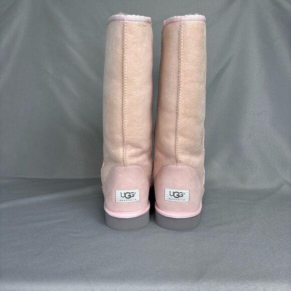 Womens 8 Classic Tall UGG Boots Baby Pink Retired Collectors Extremely Rare Cond - Picture 9 of 12